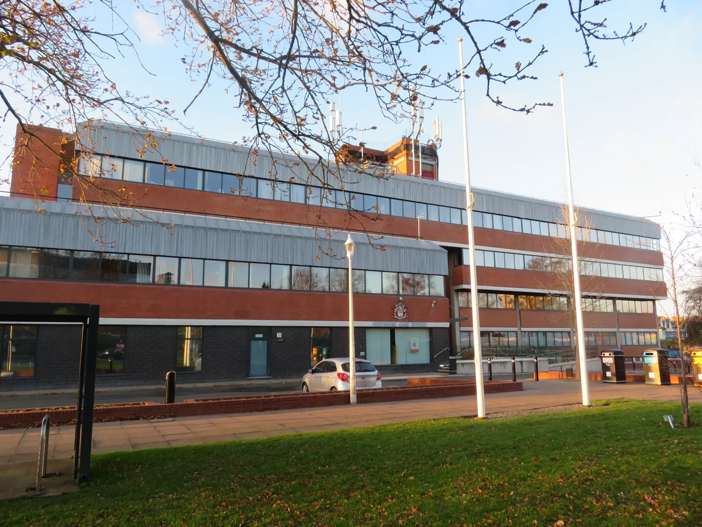 Hertsmere Civic Offices on Elstree Way, Borehamwood, where the borough's planning decisions are made